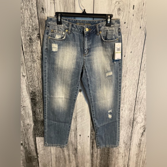 Michael Michael Kors Jean Crop/Capri, Light Indigo - Picture 5 of 9